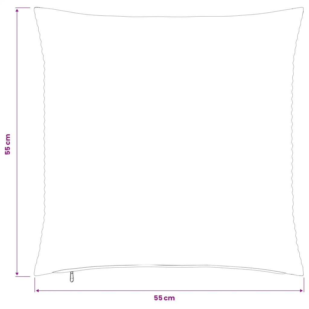 Federa 2 pcs HEERLEN Blu navy 55 x 55 cm corduroy 912301