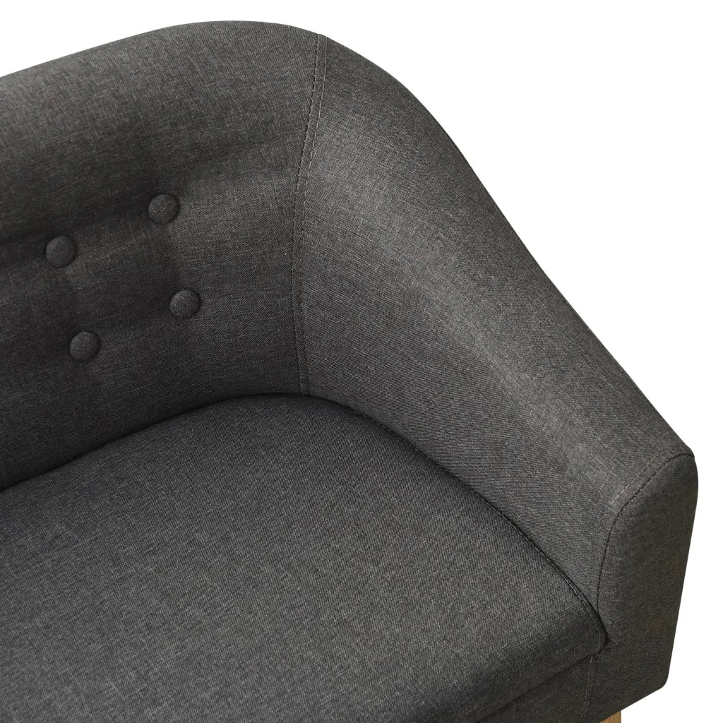 Divano per Bambini Grigio in Tessuto 325499