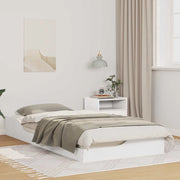 Struttura del letto Bianco 80 x 200 cm Pino massello 873392
