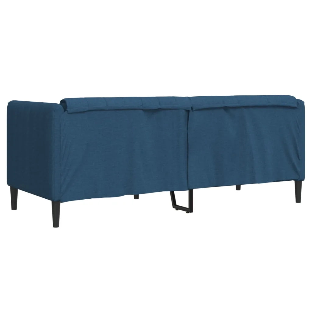 Divano a 2 Posti Blu in Tessuto 372610