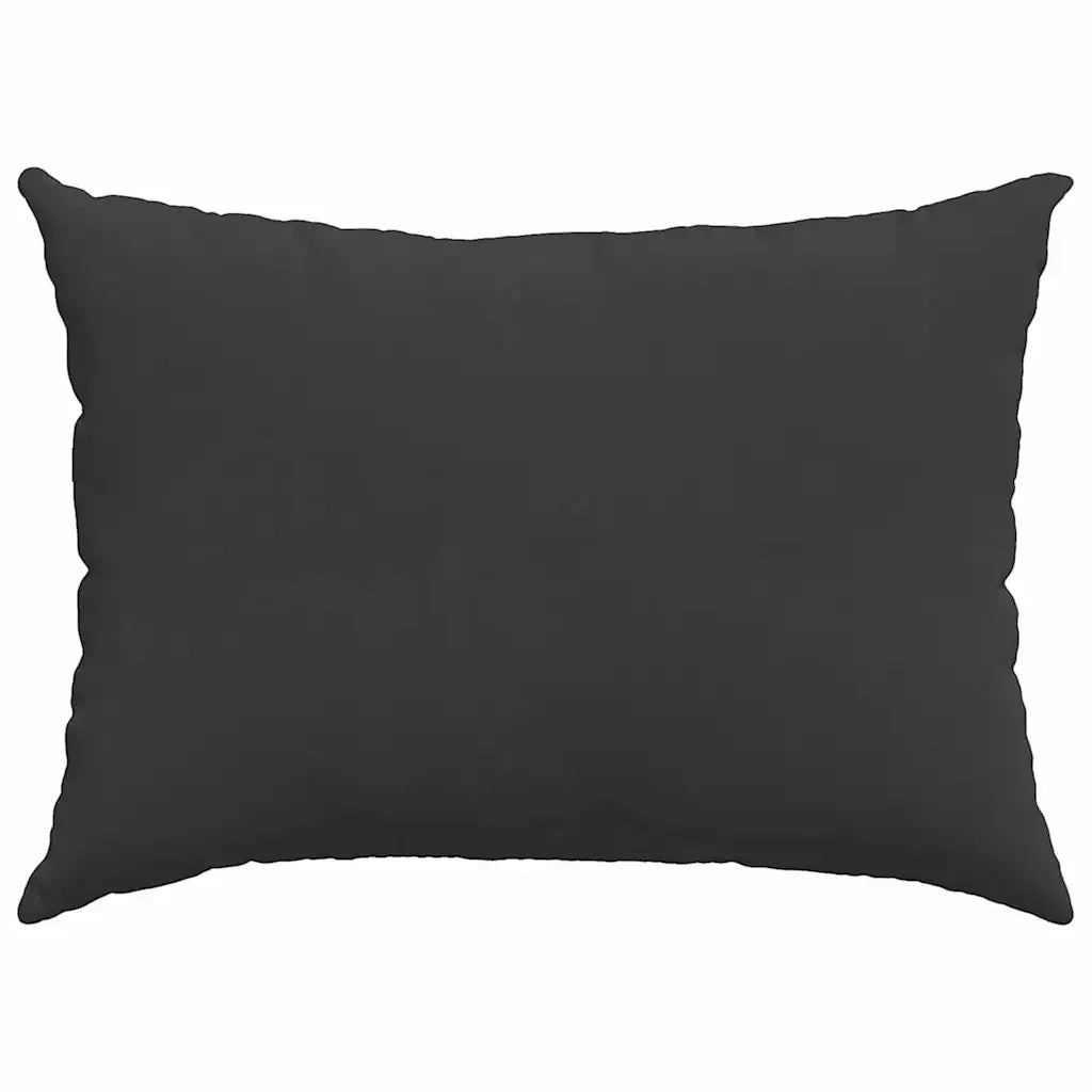 Cuscini da Divano 2 pcs Nero 70 x 50 cm Tessuto 42013771