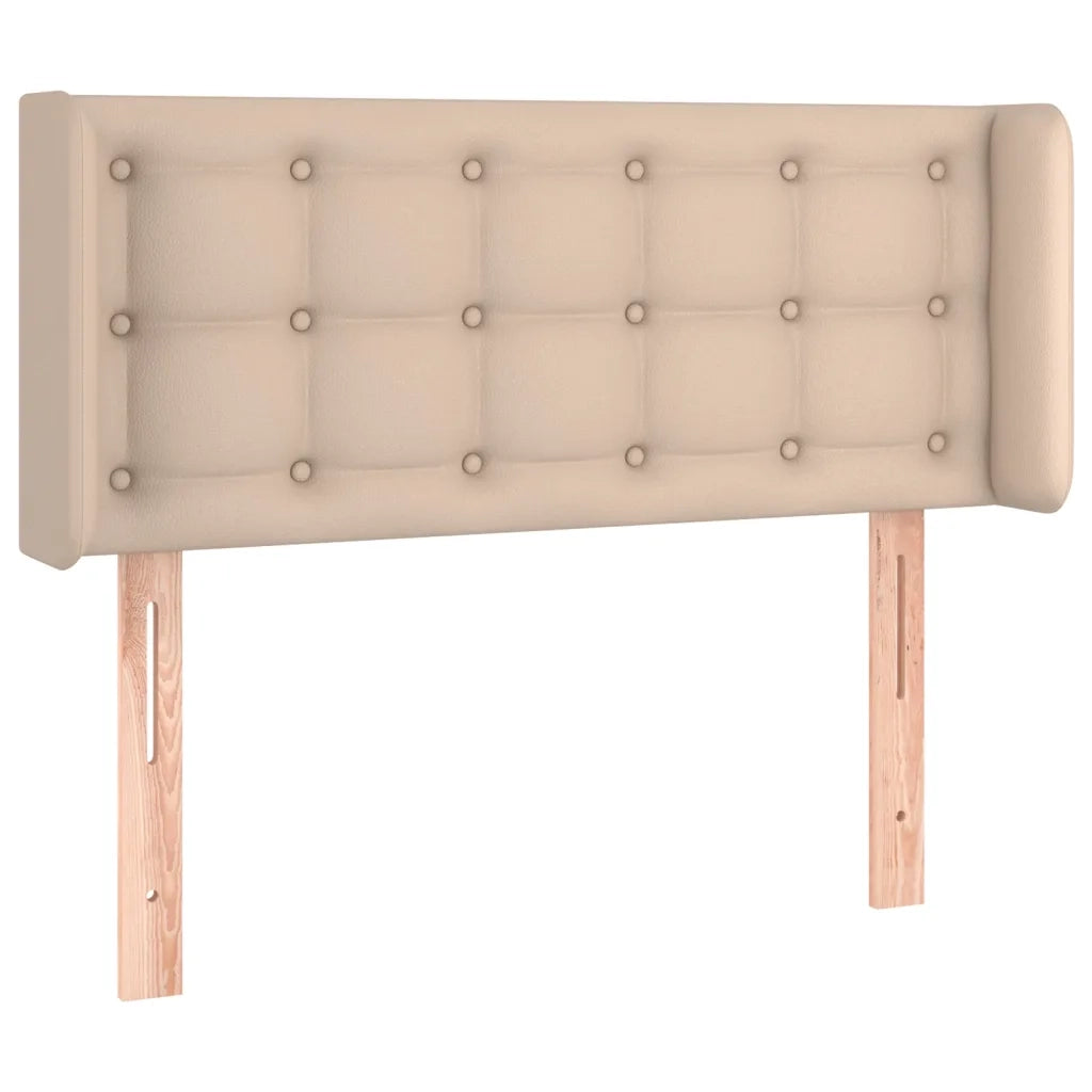 Testiera | Testata ad Orecchio Cappuccino 103x16x78/88 cm in Similpelle