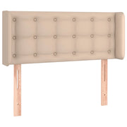 Testiera | Testata ad Orecchio Cappuccino 103x16x78/88 cm in Similpelle