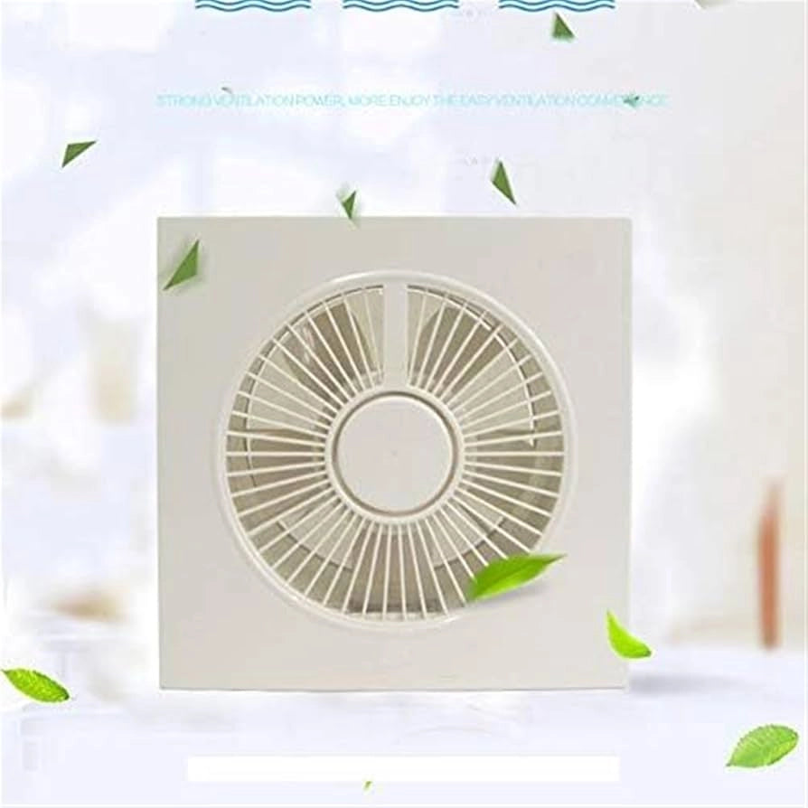 Ventola Aspirazione Bagno,Aspiratore Da Muro o Soffitto 150X150mm Foro 100mm Profondità 85mm 15W 230V 50Hz 98m³/h 35dB