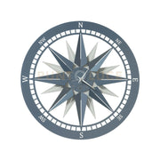 orologio piccolo dal design origale bussola Bianco marmo e azzurro