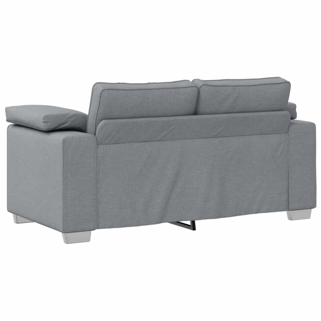 Divano 3 pcs Grigio chiaro 219 x 80 x 82 cm Tessuto misto lino 3324658