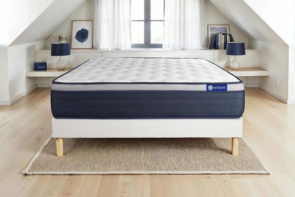 Kit rete e materasso matrimoniale Actiflex max 150x195cm - Spessore : 26cm - Molle insacchettate e memory foam - rigido