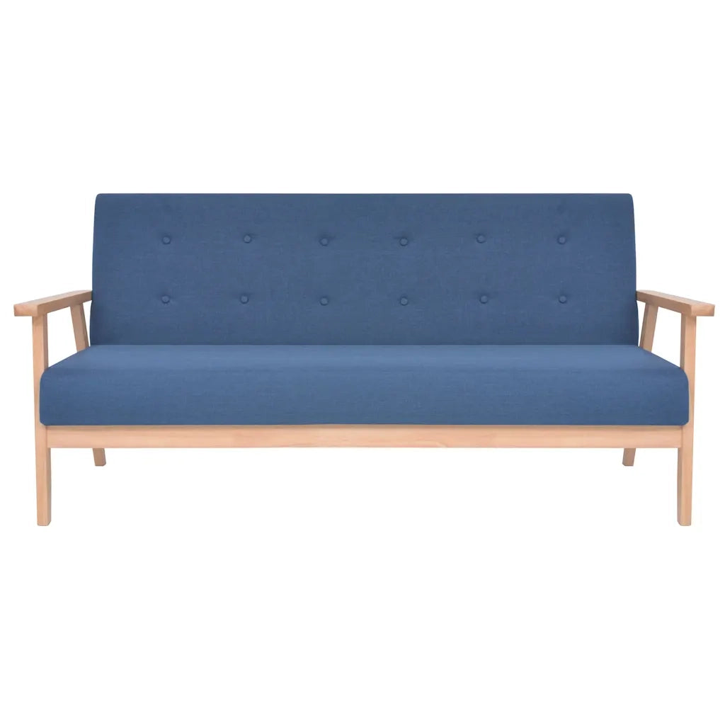 Set di Divani 2 pz in Tessuto Blu 274914