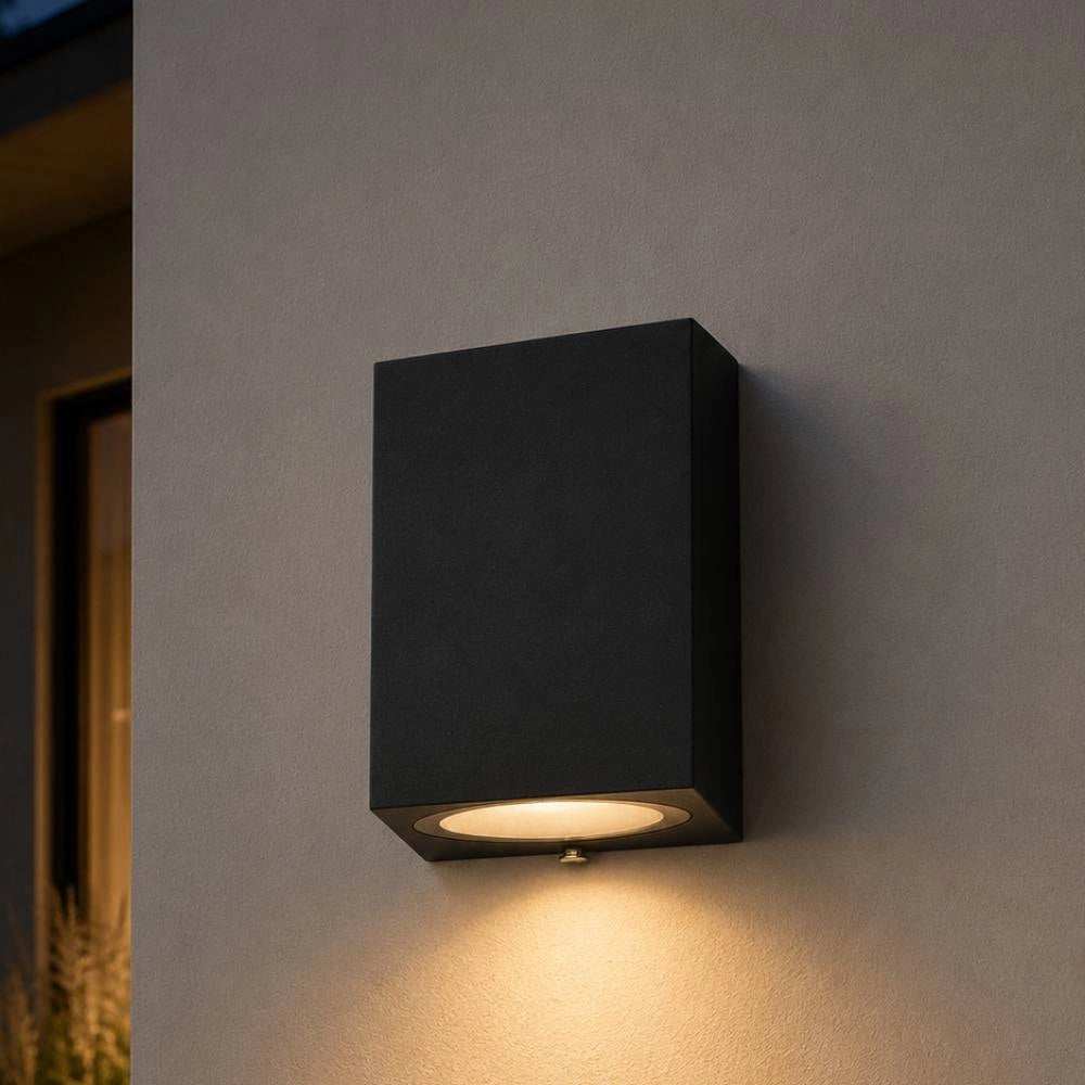 Applique esterno sovil gogo mono emissione gu10 ip54 grafite