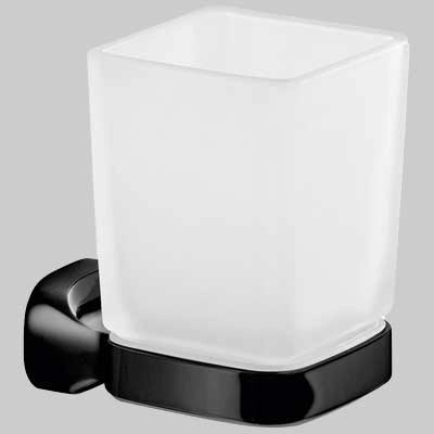 PORTA BICCHIERE STELVIO  Nero     GEDY