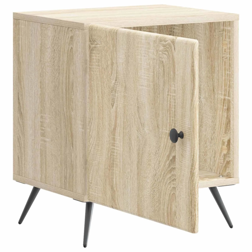 Set di 2 Comodini | Armadio da Notte | Mobiletto da notte Rovere Sonoma 43 x 34,5 x 50 cm