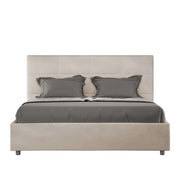 Letto Matrimoniale Francese 140x200 cm con Rete Mika Sabbia