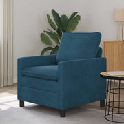 Divano Blu 76 x 81 x 87,5 cm Velluto 42028763