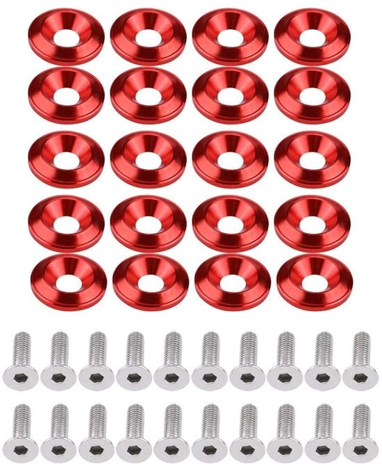 Kit di montaggio universale per lavastoviglie/bidoni - 20 pezzi - Montaggio facile - Resistente allo shock - Duraturo - Leggero - Set di attacchi