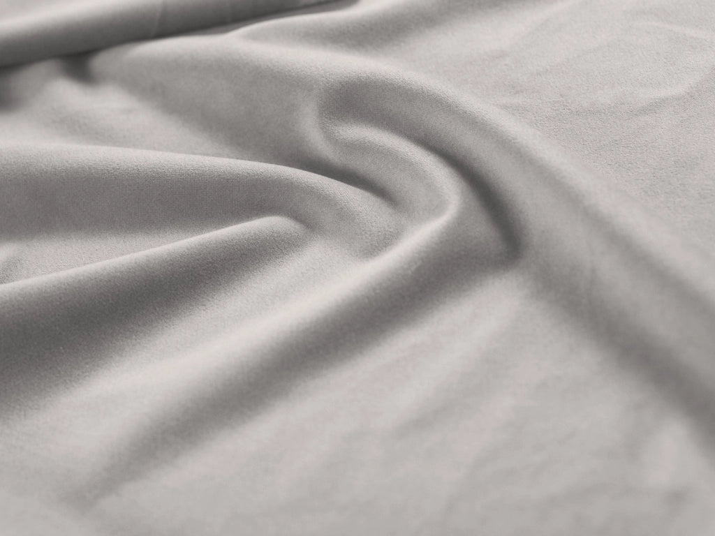 Cosmopolitan Design - Panca "Bali" 2 posti in velluto argento 