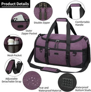 Tas sportiva impermeabile da 40 litri con asciugamano e diverse tasche - ideale per weekend e attività sportive