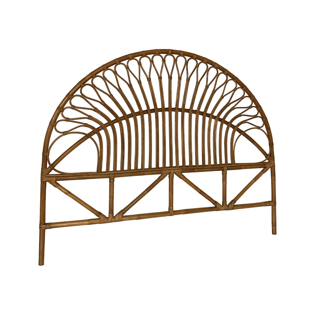 Testata in rattan scuro