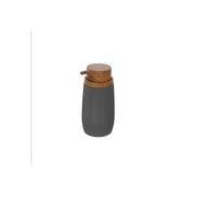Dispenser sapone grigio linea London in plastica PS e ABS design moderno Feridras