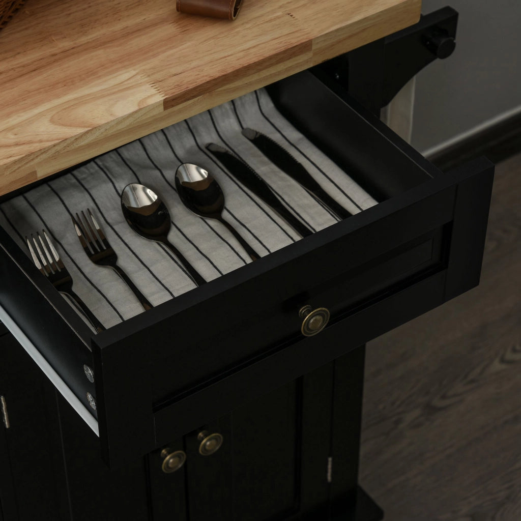 Mobile da cucina con ripiani e cassetti ¨C Minimal ¨C Nero