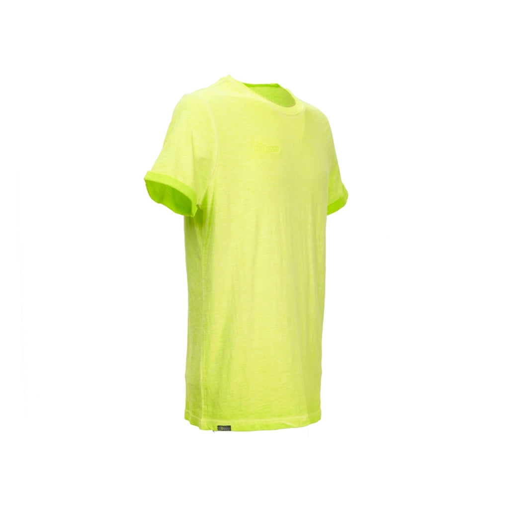 T-SHIRT FLUO MANICA CORTA- - tg.M - yellow - 100% cotone - 3 pezzi U-POWER