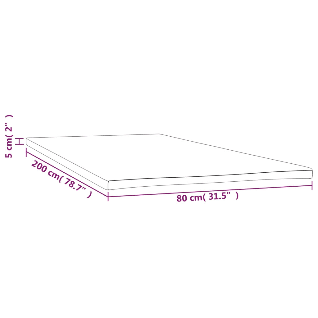 Coprimaterasso-Fodera per Materasso 80x200x5 cm
