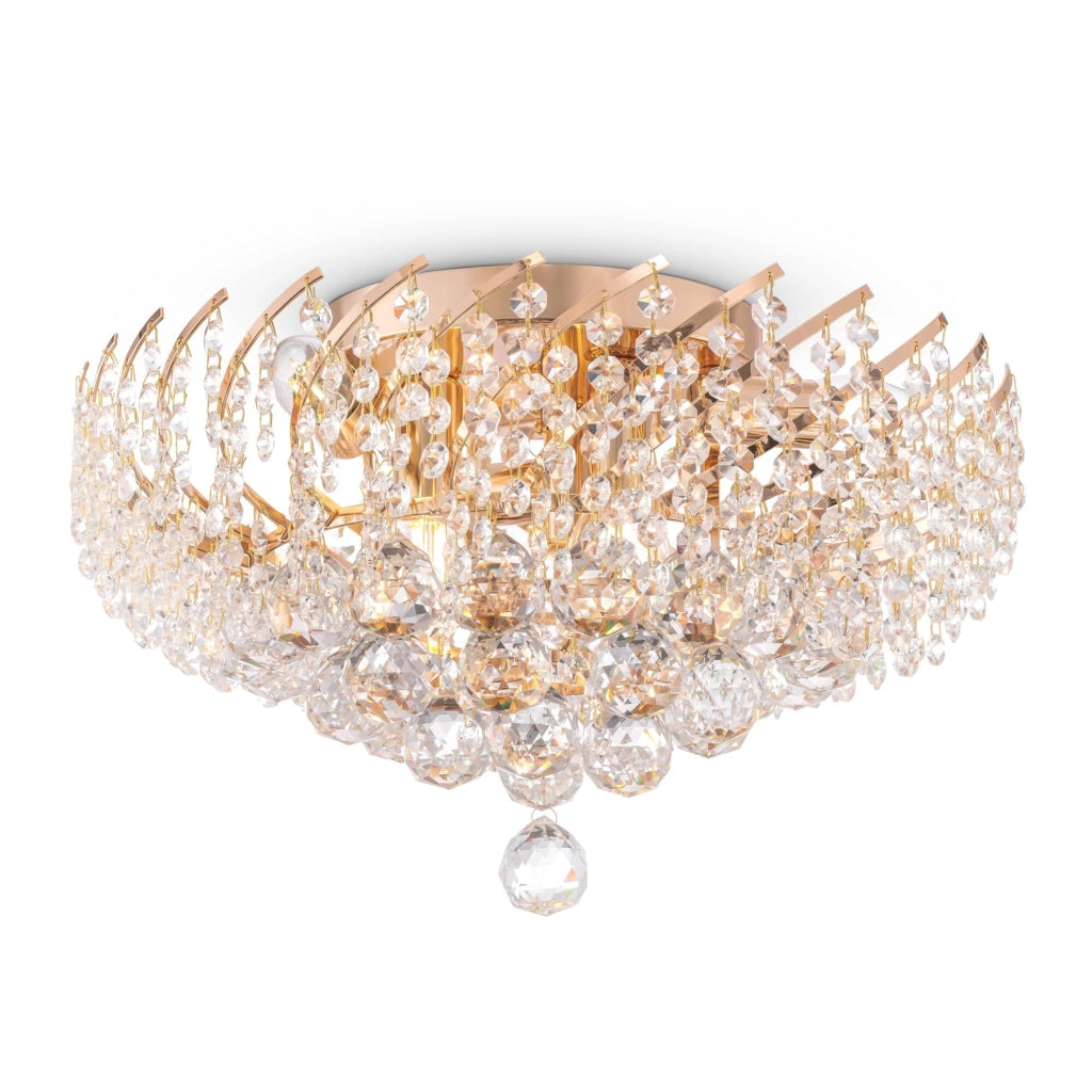 Lampadario Royal Classic in Metallo Karolina Oro