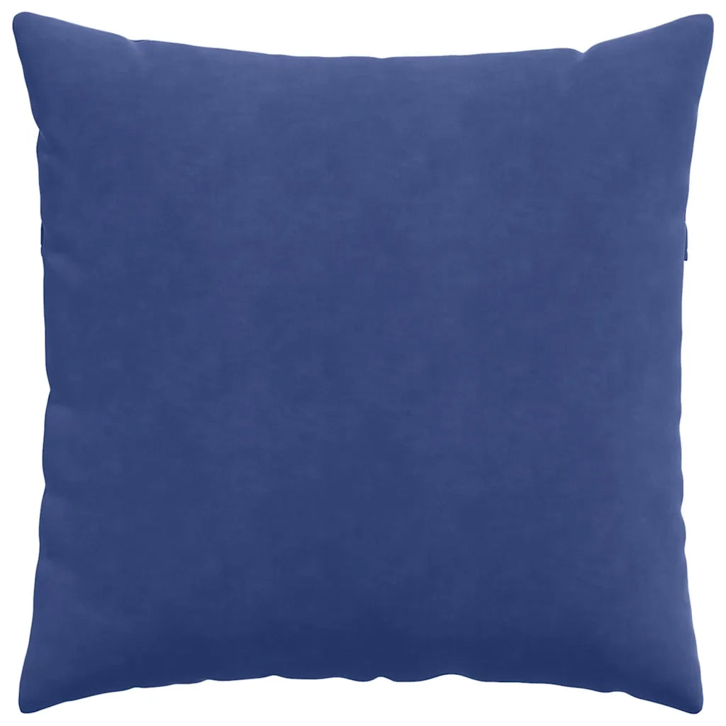 Cuscini da Divano 2 pcs Blu Polizia 80 x 80 cm Tessuto in Cords 42014068