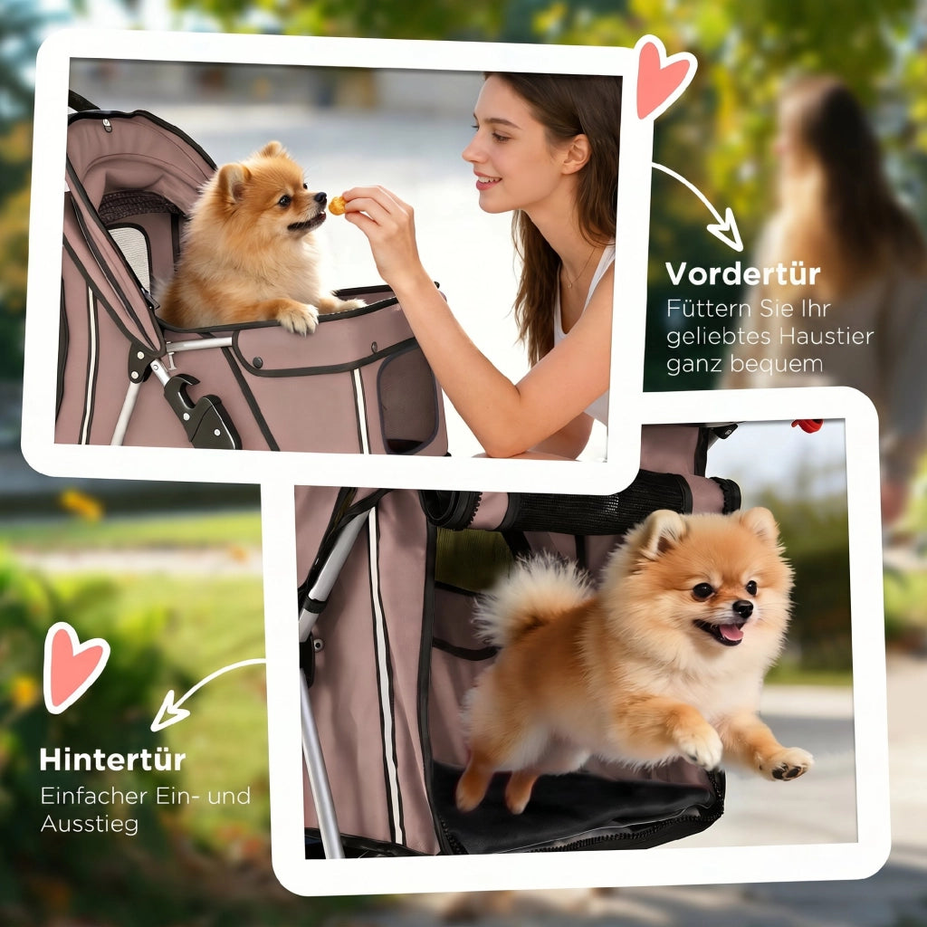Carrello per Cani Pieghevole ¨C Minimal ¨C 77x44x102cm