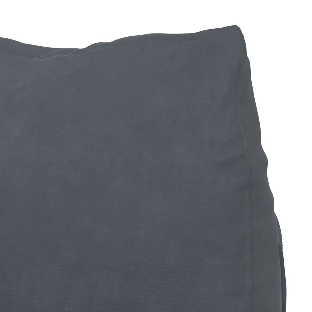 Cuscino per Schiena | Cuscino dorsale Grigio scuro 45 x 20 x 35 cm