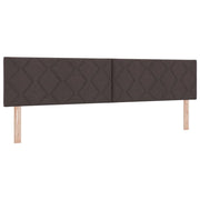 Testiera | Testata LED Marrone 200 cm Tessuto