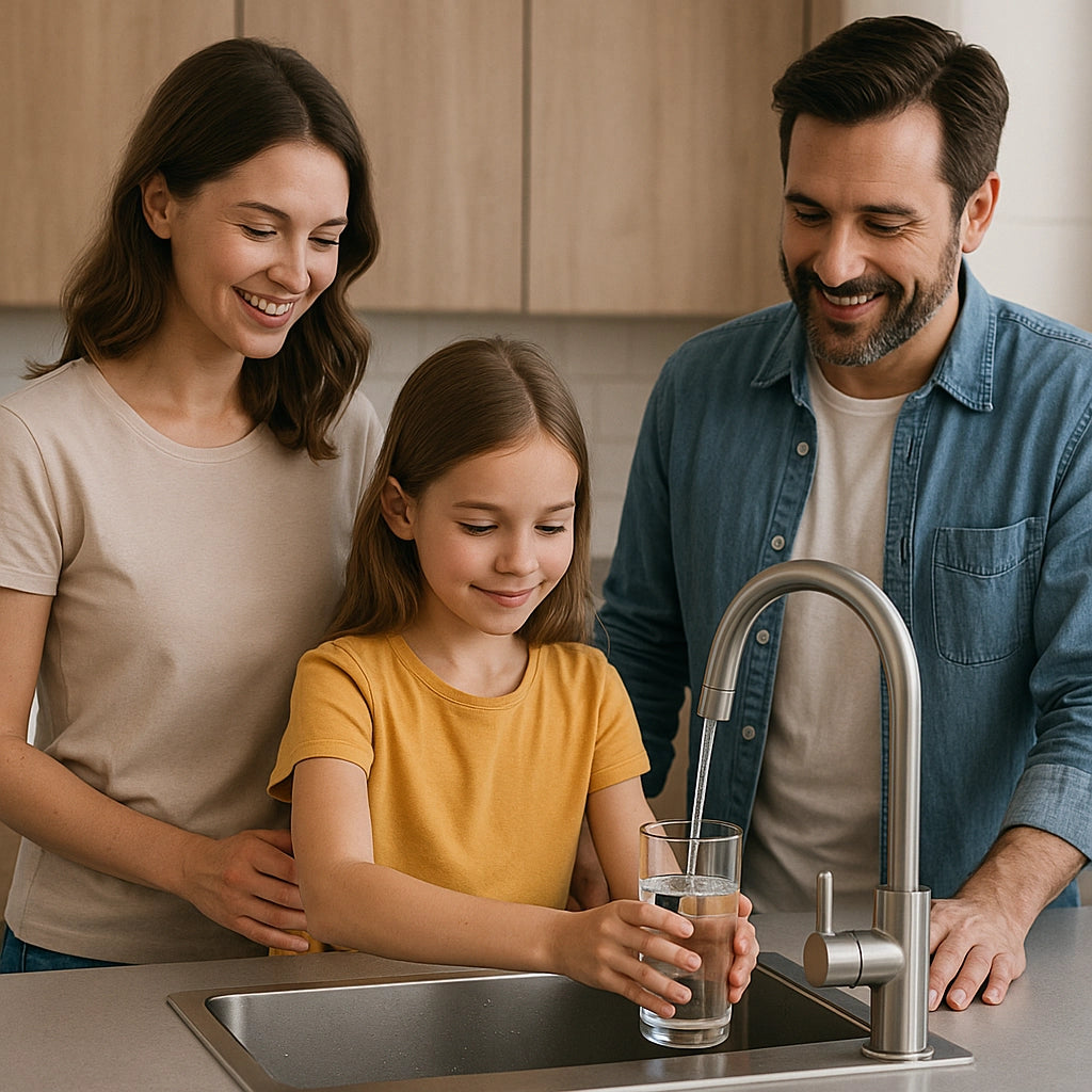 Filtro a Colonna  per Pozzo QZF-100 con Quarzite Automatico a Tempo, 900 L/H, Rimuove Torbidità e Solidi