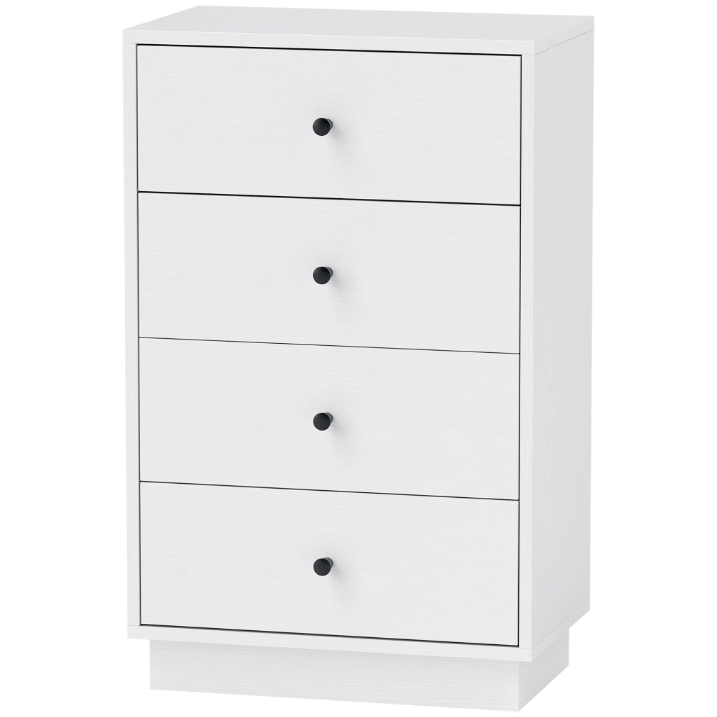 Cassettiera Sideboard con 7 Cassetti ¨C Minimal ¨C Legno Bianco 47x29x75 cm