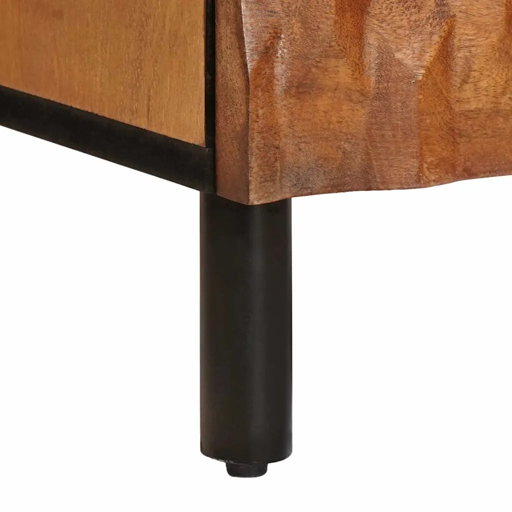 Set di 2 Comodini | Armadio da Notte | Mobiletto da notte con cassetto Marrone 40 x 33 x 46 cm