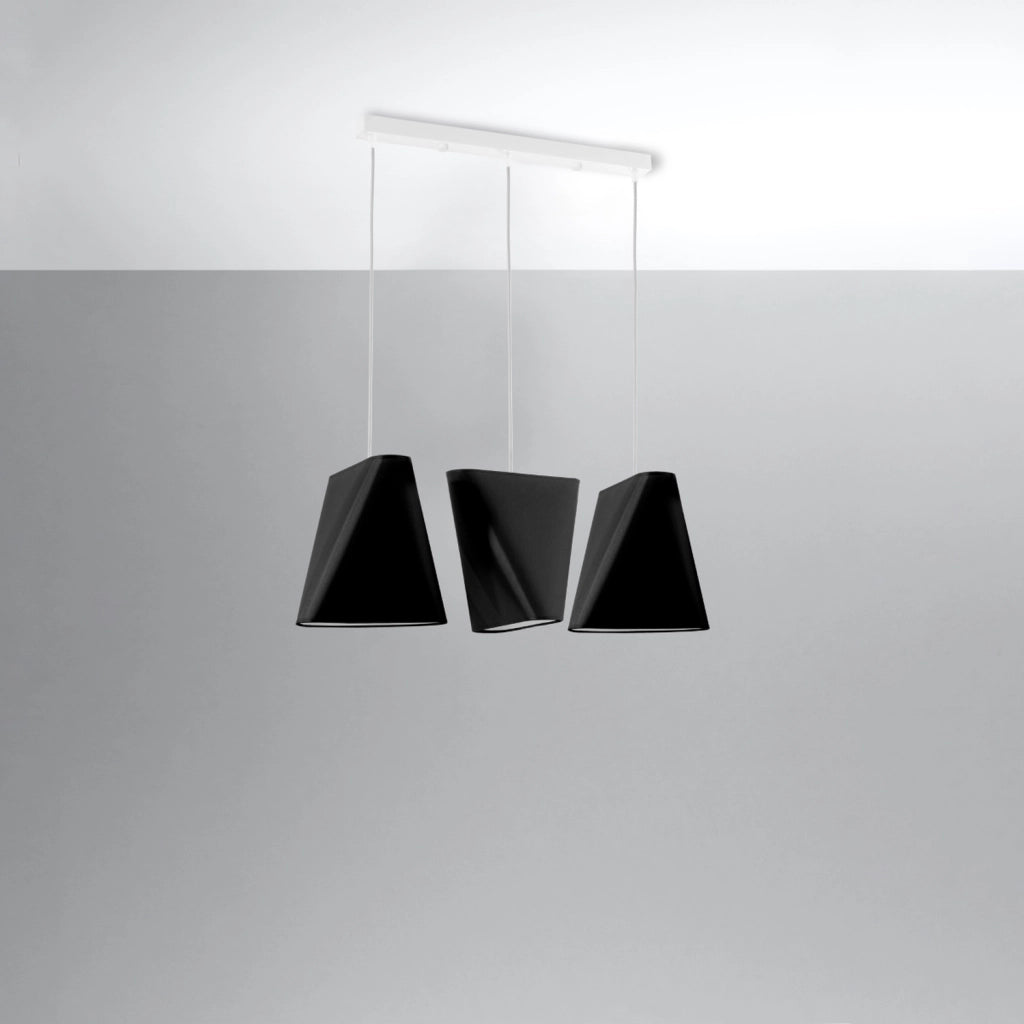 Lampadario BLUM 3 nero