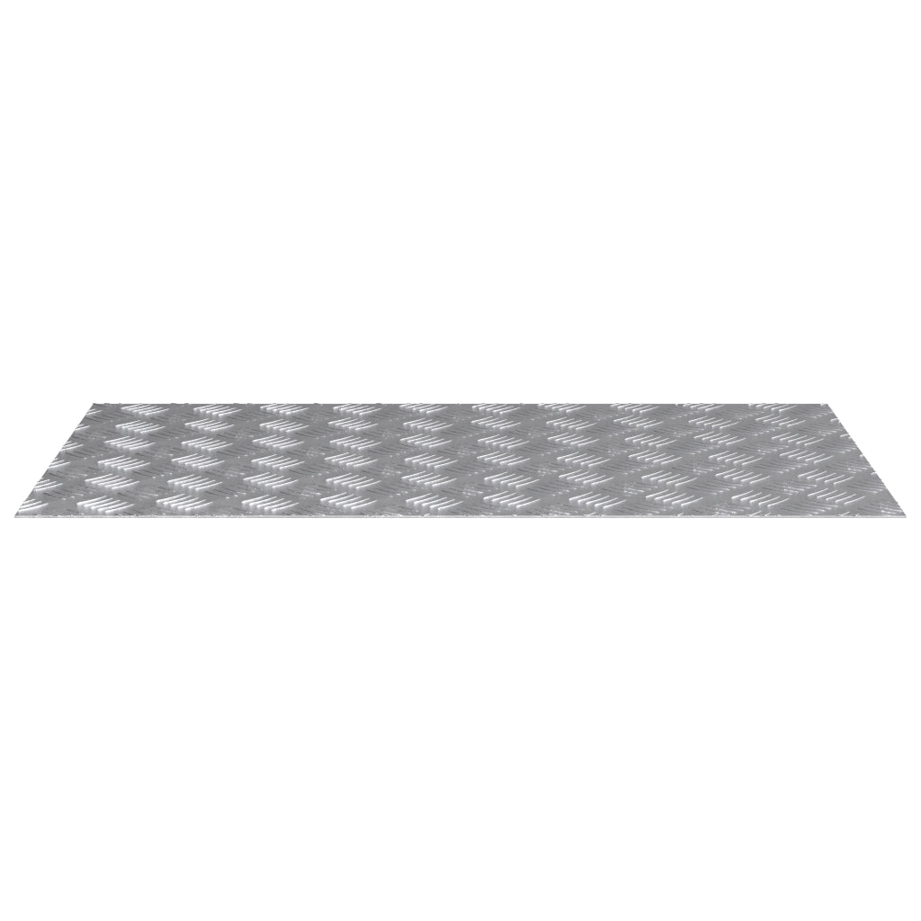 Pannelli Antiscivolo in Alluminio a Scacchi - 4 pezzi 90x50 cm