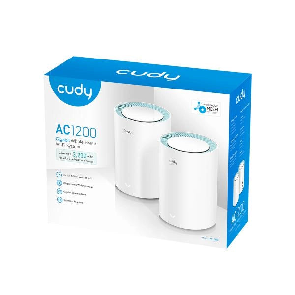 ACCESS POINT AC1200 MESH DUAL BAND 867/300MBPS 2P GIGABIT 2 UNIT WIFI5