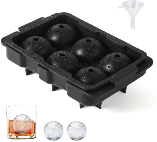 Produzione Igiene - Blocchi di Ghiaccio per Golf in Silicone per 6 Grandi Palle di Ghiaccio