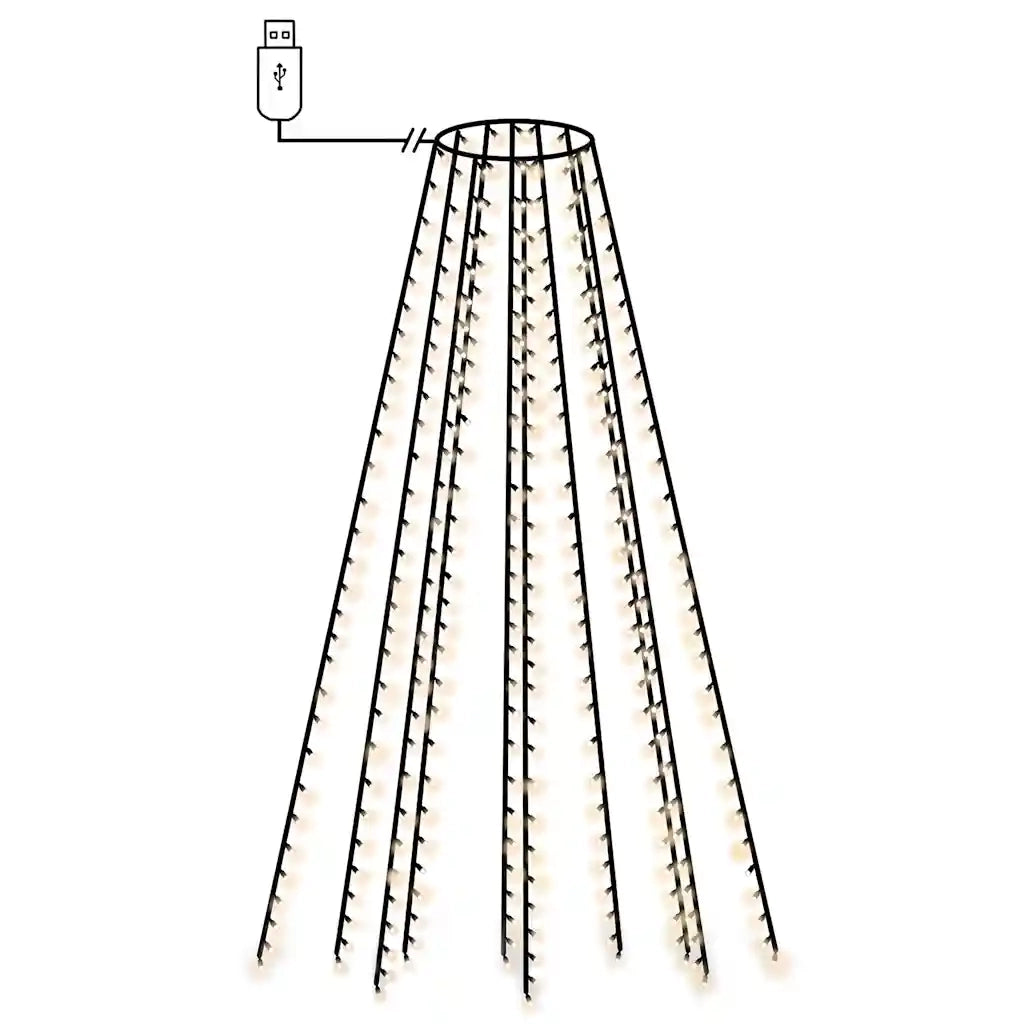 Luci per Albero di Natale con 150 LED 150 cm