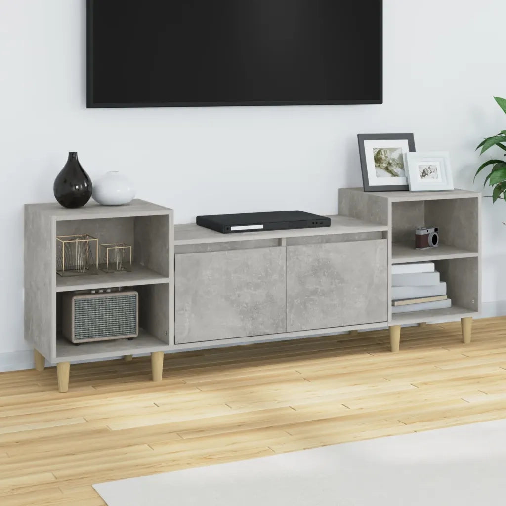 Mobile per TV-Credenza TV-Console TV Grigio Cemento 160x35x55 cm Legno Multistrato 652151