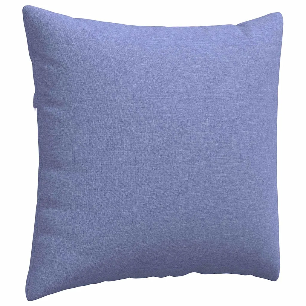 Cuscini da Divano 2 pz-Set di 2 Cuscini per Sofa Blu jeans 45 x 45 cm Tessuto