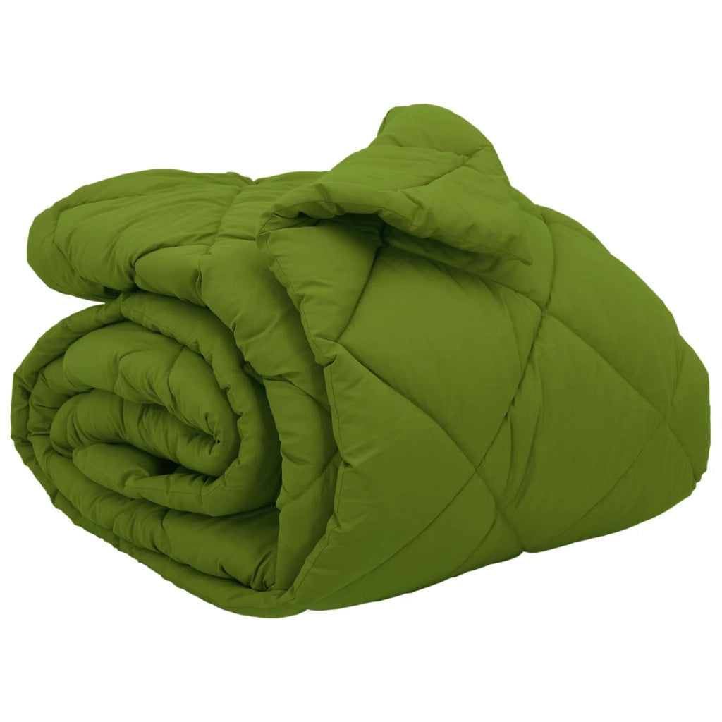 Piumone | Duvet Invernale Verde 220 x 260 cm Microfibra