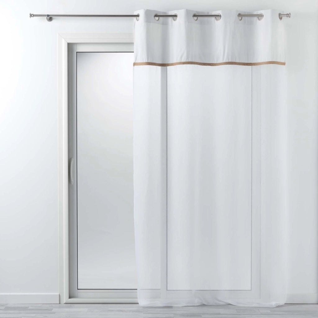 Tenda con occhielli 140 x 240 cm Velokelonia Bianco