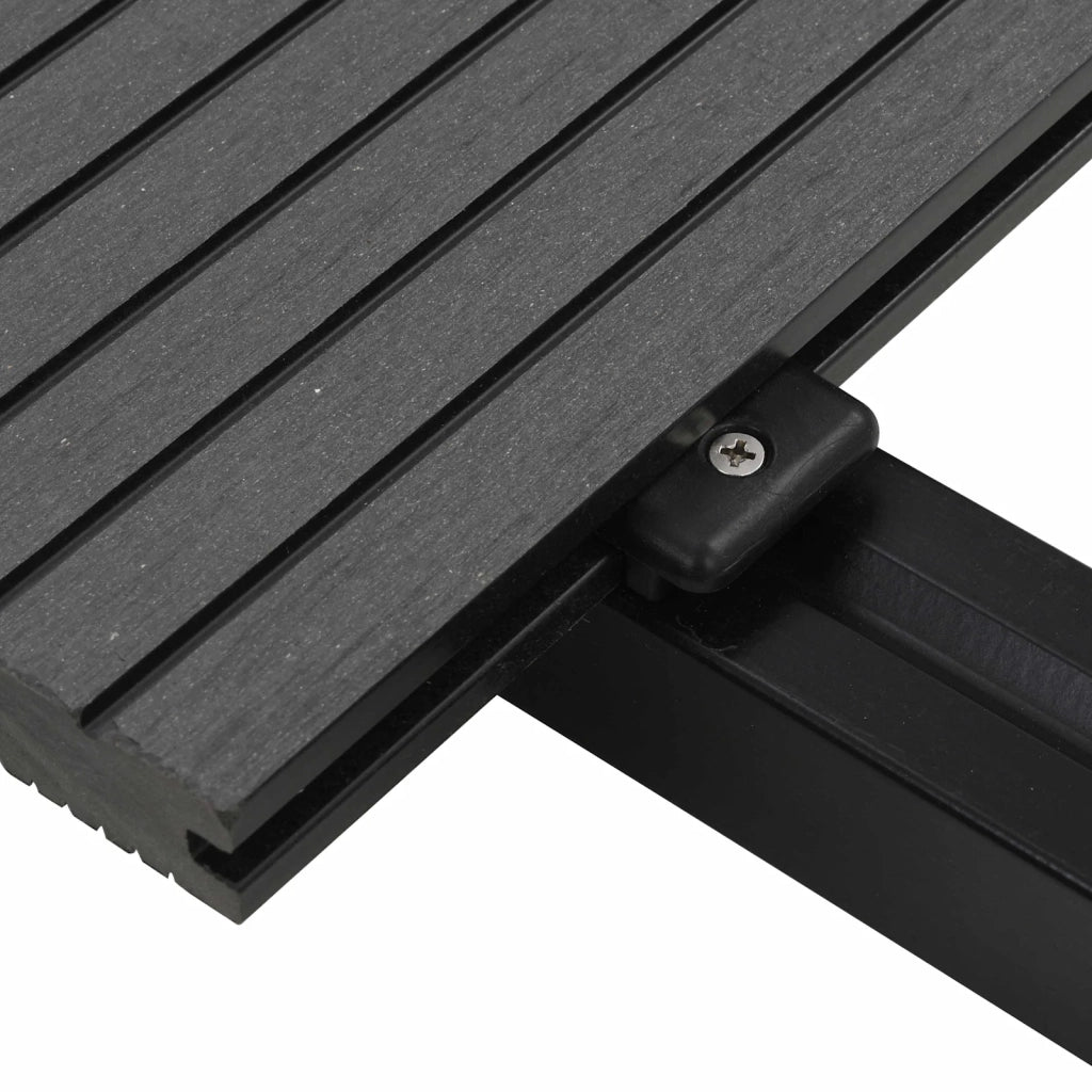 Pavimento da Deck 6 pcs Grigio WPC 42046647