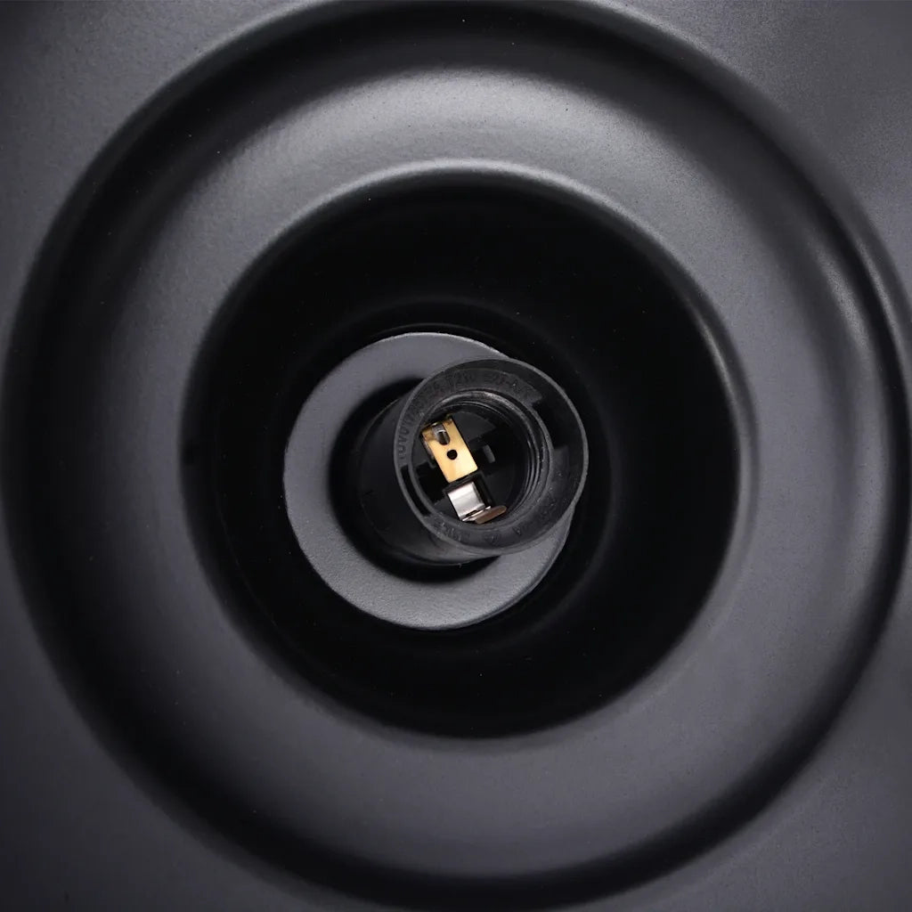 Lampada a Sospensione E27 Nero Ø31 cm in Metallo 4103456