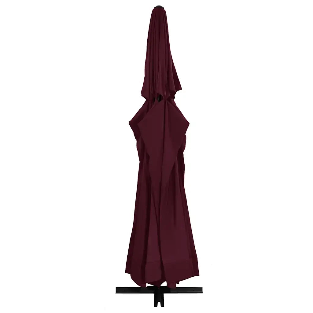 Ombrellone da Giardino-Ombrello da Balcone con Palo in Alluminio 600 cm Bord¨°