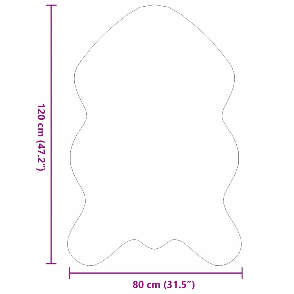 Tappeto antiscivolo in sintetica di coniglio OLITE Rosa 42021718