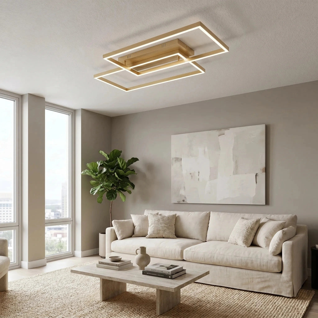 Lampada Da Soffitto Led Swe060-c Brush Gold