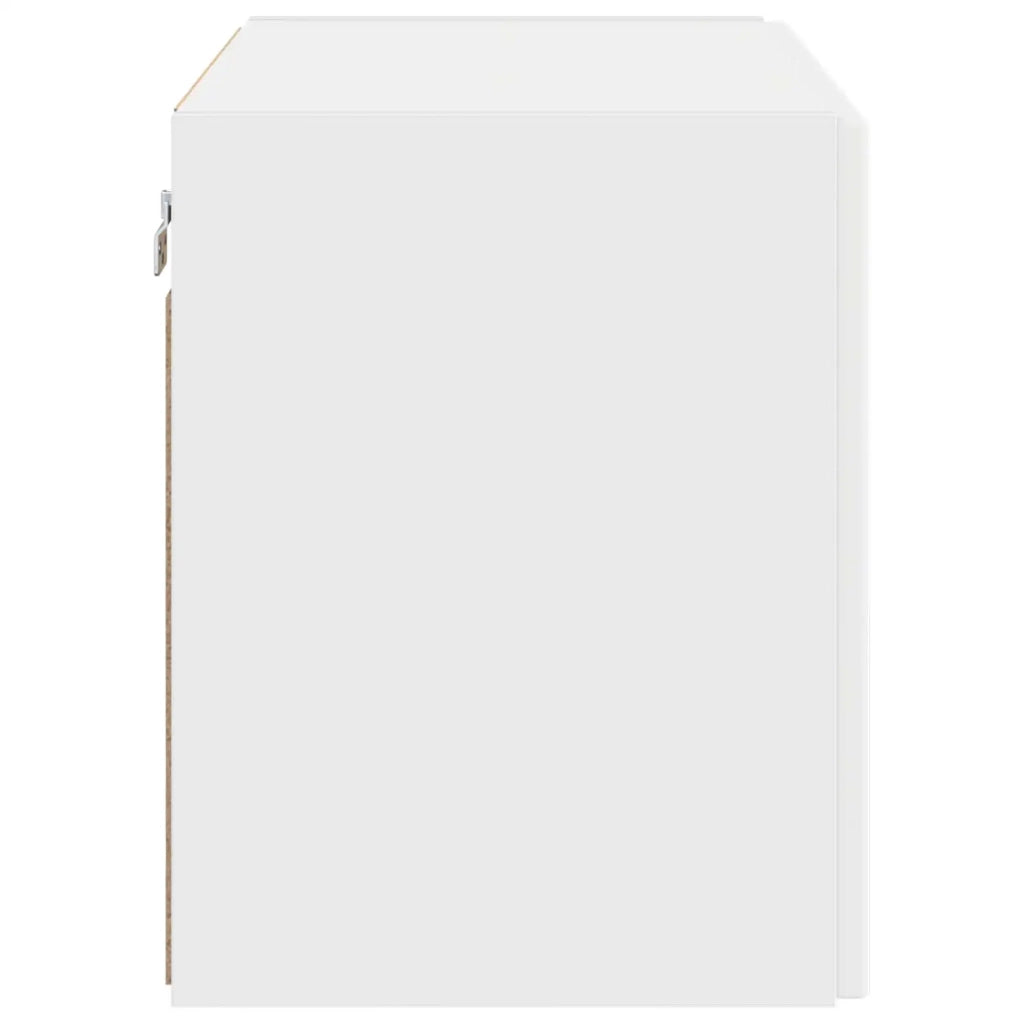 Mobile TV da parete Bianco 59,5 x 31 x 40 cm Legno multistrato 892329