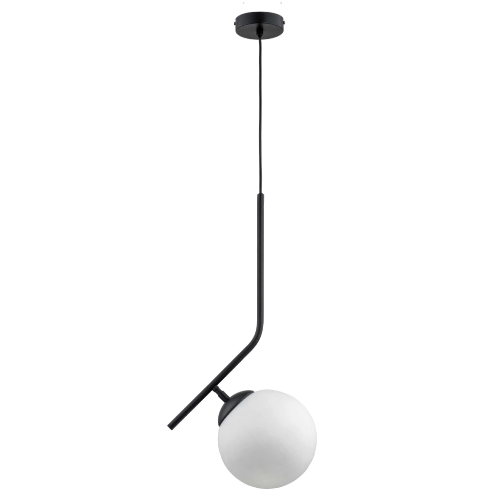 Lampada a sospensione LIBERTY Alfa nero/bianco E27