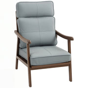 Poltrona ¨C Minimal ¨C Grigio e Pelle Sintetica
